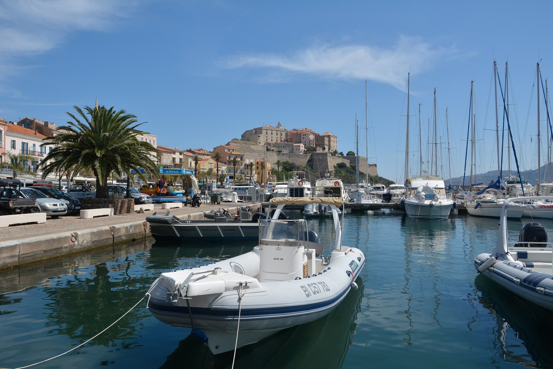 Le port de Calvi et sa citadelle